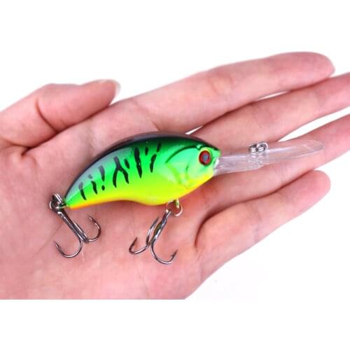 HENGJIA hard plastic top water crankbaits wobbler artificial swimbaits pesca fishing tackles 9cm 13g 6#hooks