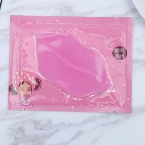 Pink Crystal Collagen Lip Mask Patch Anti Ageing Wrinkle Moisturising