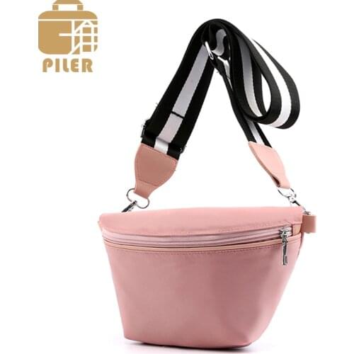 Fashion Chest Bag Oxford Phone Key Pouch Bags for Women Nylon Bag Small Waist Fan Pack Shoulder Crossbody Bag Purse and Handbag
