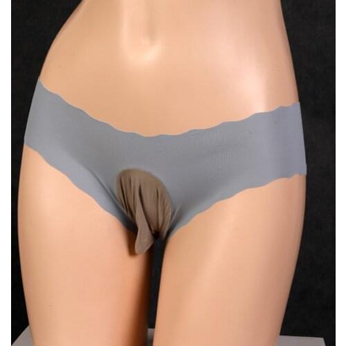 Ice Silk Penis Pouch Briefs Men Seamless Ultra Thin Underwear Sheath Pouch Comfy Breathable T-Back Panties Thong Gays Lingerie