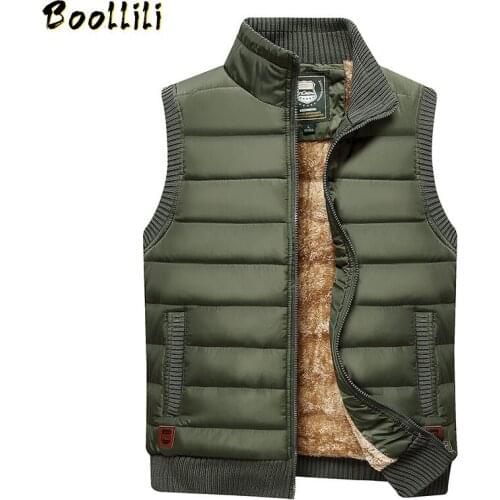 Mens Winter Sleeveless Jacket Fleece Thick Warm Vest Mens Casual Outwear Gilet Homme Vest Plus Size 5XL Multi Many Pocket Vest