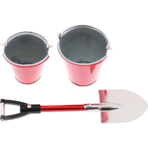 Bucket Shovel Tools Set Accessories Parts fr 1/10 Traxxas HSP HPI D90