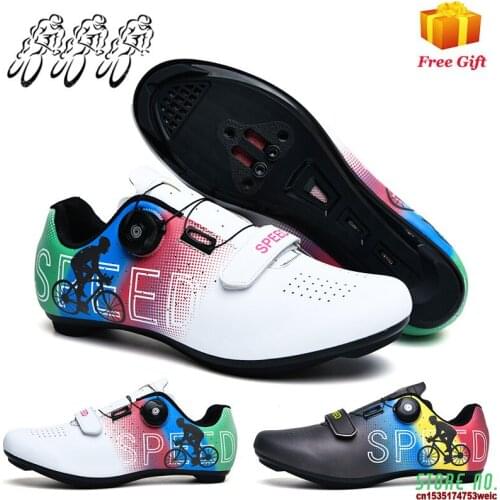 New Winter Lock-Free Cycling Shoes Hard-Soled Professional Road Bike And Mountain Bike Lock Shoes For Men And Women