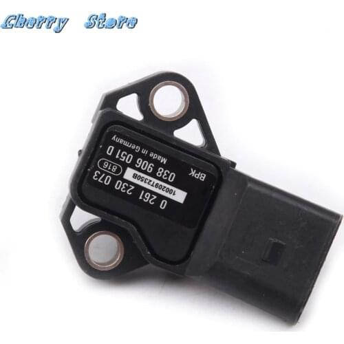 NEW 038 906 051 D MAP Intake Manifold Pressure Sensor For VW Volkswagen Golf MK5 6 Jetta MK5 6 Passat B5 Audi A3 A4 A6 1.8T 2.0T