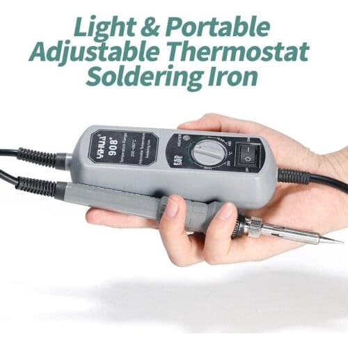 YIHUA 908+ Soldering Iron Portable iron, high quality, durable, adjustable temperature Portable soldering iron 110V/220V