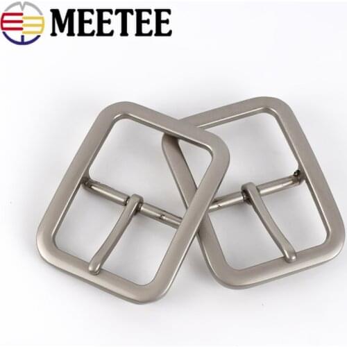 2pcs Alloy Pin Buckle Belt Head Silver Women Belt Buckle for Belt 32-33mm DIY Jeans Leather Band Adjust Clasp Crafts Accessories