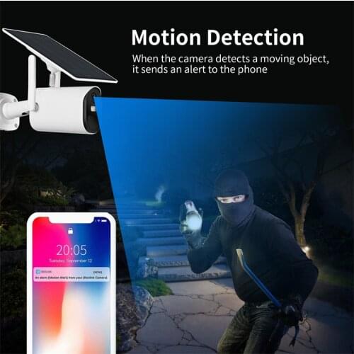 SDETER 5MP Solar Ip Camera Rechargeable Battery Outdoor App UBOX 2.4G Wireless Wifi Camera PTZ 5X Surveillance Camera HD 1080P