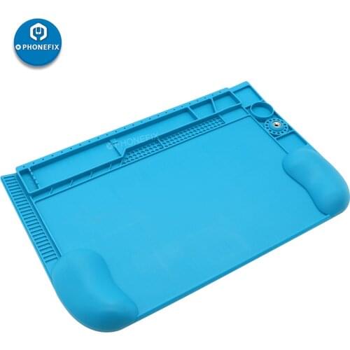 3D Wristband Silicone Work Pad Heat Resistant Insulation Desk Hot Air Gun Station Mat CellPhone BGA PCB Soldering Repair Tool