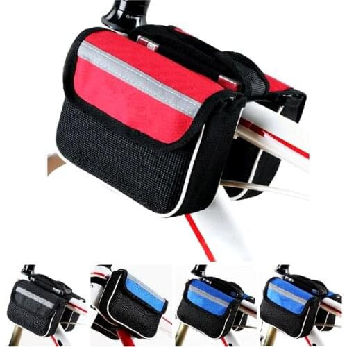 Outdoor Cycling Bag Large Storage Bag Bicycle Tube Saddle Bag Mountain Road Bike Cycling Bicycle Accessories Bicycle Front Shelf