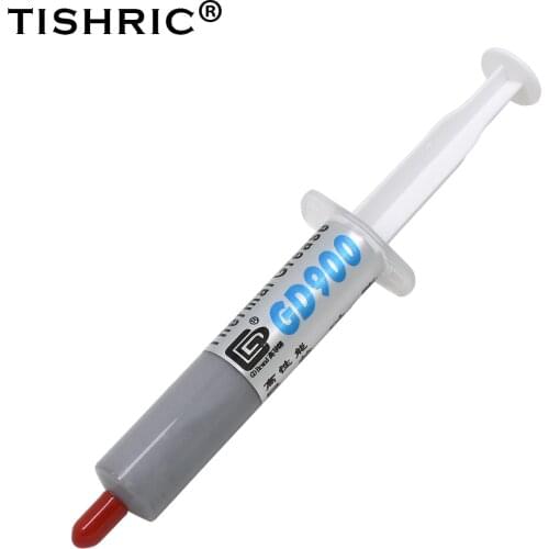 TISHRIC 15g Thermal Grease GD900 Thermal Paste Heatsink Plaster Water Cooling Liquid Metal Processor Cooling Cooler