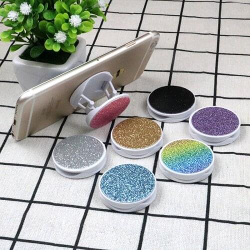 Universal Phone Holder Expanding Diamond phone grip phone Finger Ring for car cell phone holder Phone Stand socket