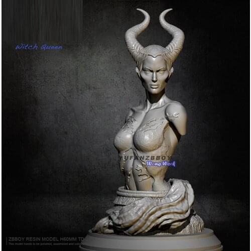 Wong Work Unpainted Resin 60mm Unassembled Garage Kits GK Model Kit Figure TD-2331