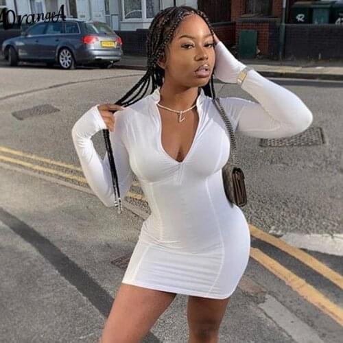 WEIRD PUSS Long Sleeve Summer Dresses