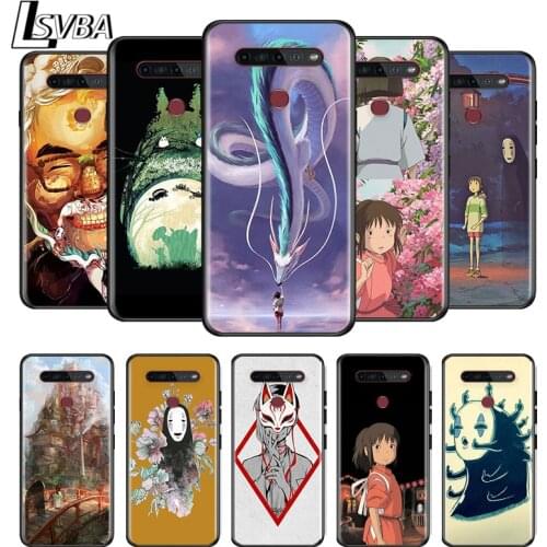 Japanese Hot Anime Spirited Away For LG G8 V30 V35 V40 V50 V60 Q60 K40S K50S K41S K51S K61 K71 K22 K31 K42 K92 ThinQ Phone Case