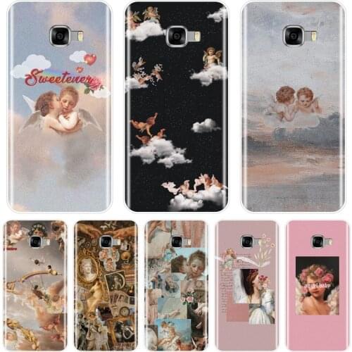 Back Cover For Samsung Galaxy C9 C7 C5 Pro Angel Cupid Art Aesthetic Girl Cute Phone Case Silicone For Samsung Galaxy C5 C7 C8