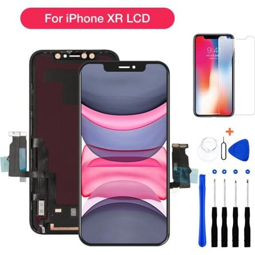 100% Tested For iPhone XR LCD Screen Replacement TFT LCD Display For iPhone XR With 3D Touch Assembly No Dead Pixel