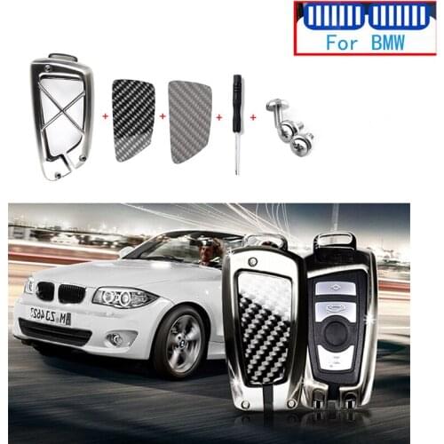 5D M Gloss Carbon Car Key Chains Key Case Rings For Bmw E90 E39 E46 E91 F30 G20 E60 F11 F10 F07 G30 E53 Series 1 2 4 6 3 5 7