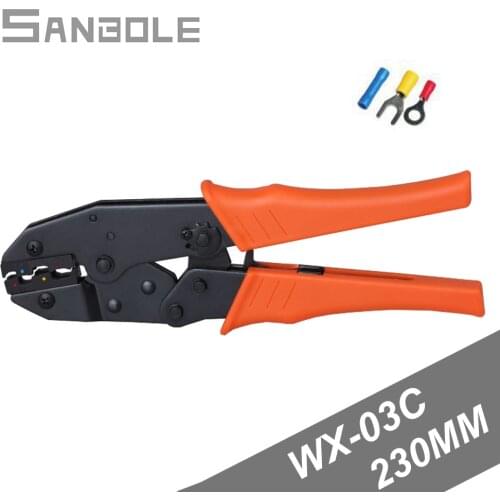 9 Inch Ratchet Clamp Cold Pressure Clamp Special Clamp For Prestressing Pre-insulated Terminals WX-03C WX-30J Steel 230MM