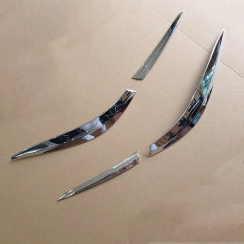 Auto chrome accessories,rear light cover trim for toyota corolla 2014 2015,ABS chrome