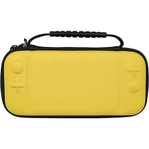 Carrying Case for Nintendo Switch Lite Console & Accessories Mini Host EVa Handbag Protective Hard Travel Carry Case (Yellow)