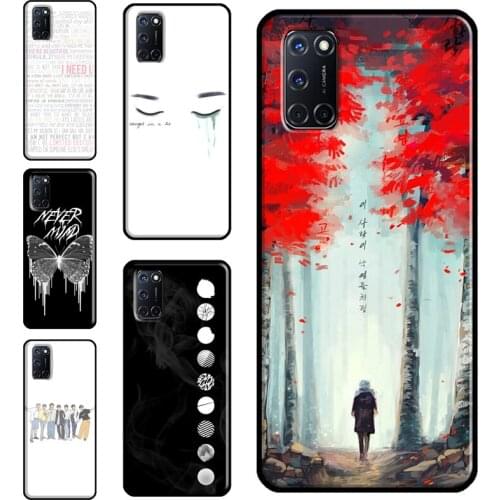 Love Yourself Wings Logo Case For OPPO A91 A93 A83 A15 A31 A53 A9 A5 2020 F5 Find X3 Pro A52 A72 A3S A5S Cover Capa