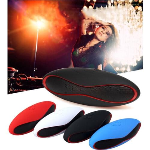 For TF FM Little Rugby USB Mini Bluetooth Speaker Portable Wireless Speaker 3D Stereo Music Surround