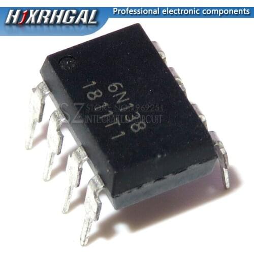 1PCS 6N138 DIP8 DIP-8 DIP photoelectric coupler