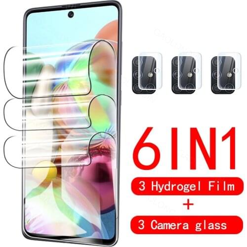 Hydrogel Film for samsung A51 A71 A50 A30 a 51 a31 a21s screen protective Film for samsung galaxy A72 A32 A22 A82 5G Camera glas