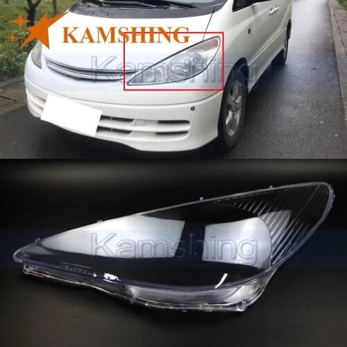Kamshing For Toyota Previa / Estima Aeras ACR30 2000-2003 Front Headlight Cover Headlamp Glass Lens Lamp Cover Lamp Lid Shell
