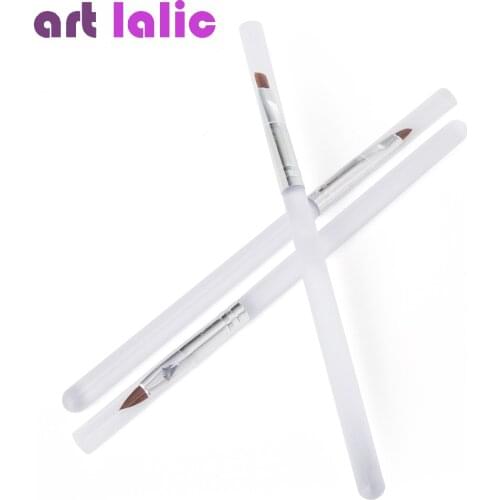 3 Pcs Nail Art Brushes for Manicure Painting Drawing Soft Brush Nail Gel Nail Supplies for Professionals Nail Tools