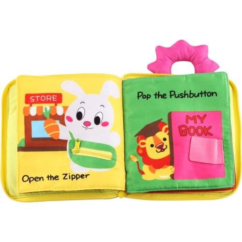 Baby Soft Book Cloth Book Montessori Neonatal Early Education Cognitive Color Cognitive Educational Learning Toys Baby Books