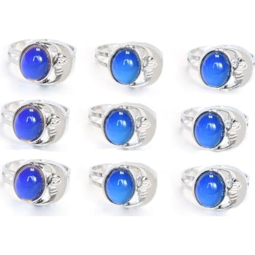 New Mood Temperature Change Emotion Feeling Color Changeable Mood Rings Lots for Men Women Jewelry Bulk DropShipping