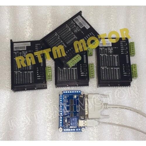 4 Axis controller kit, Stepper motor driver FMD2740C 50V/ 4A /128 microstep & 5Axis CNC breakout board V5 type