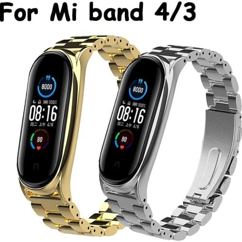 Milanese Loop Steel Wrist Band Strap for Xiaomi Mi band 3 4 5 Miband 4 3 5 Bracelet Replacement Strap for Mi band 5 4 3 Strap