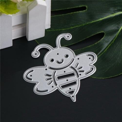 Cute Bee Metal stenciles Stencils For Scrapbooking DIY Album Cards Making