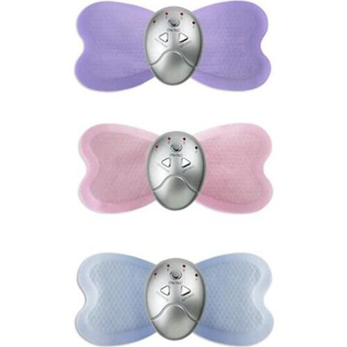 Powerful Big Butterfly Massager Pad Sticker AB Gymnic Slimming Abdominal Muscle Stimulator Waist Arm Leg Loss Weight Massage