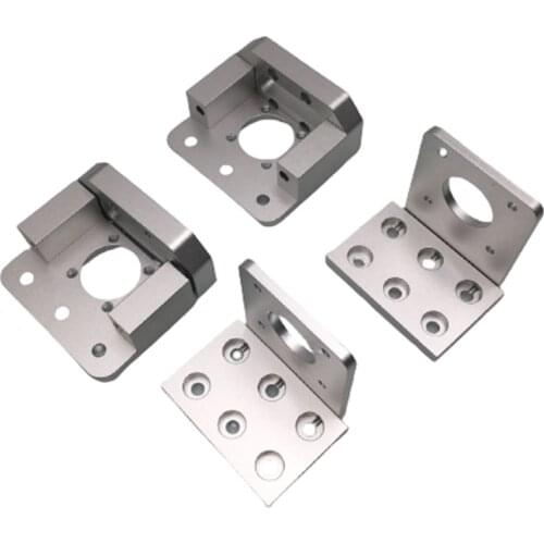 BLV Cube 3D Printer Aluminum Dual Z axis SFU1204 Ball Screw Z mount Upgrade Kit Z MGN12H left/right Rail Mount Set