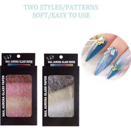 4Pcs/Box 3D Threadlet Nail Sticker Gold Silver Net Line Tape on Nails Holo Adhesive Silk Foil Nail Art Decorations Polish Decals