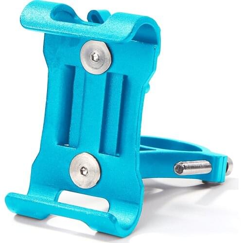 Anti-slip Bicycle Phone Holder Aluminum Alloy GPS Mount Biking Motorcycle Handlebar Portable Dustproof Cycling Parts