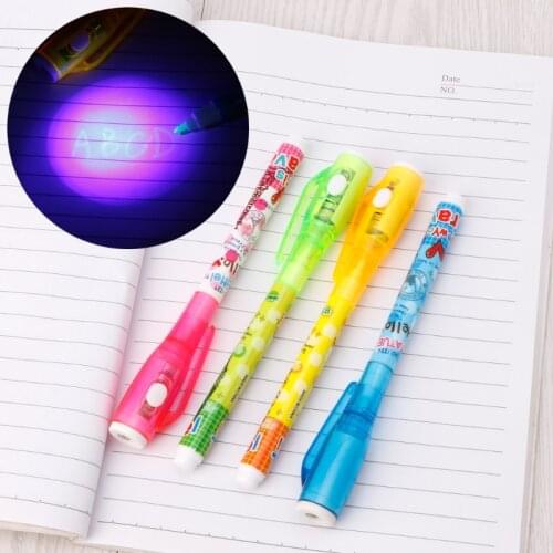 YYDS 4PC Invisible Ink Pen Pen With Light Kid Pen for Secret Message