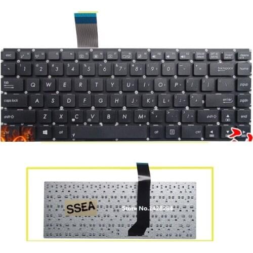 SSEA New laptop US Black Keyboard For ASUS S46 S46C K46 K46CA K46CB K46CM Keyboard Without Frame Free Shipping