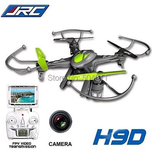 New Version JJRC H9D 2.4G 4ch 6 Axis 360 Flips RC Quadcopter Drone w FPV Camera LCD Monitor RTF RC Helicopter