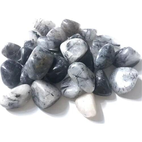 New arrivals natural black tourmaline tumbled crystals Mineral specimens healing stone for decoration