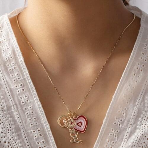 Heart Necklace Mixtape Charm Necklace Heartthrob Total Trip Jewelry for Women