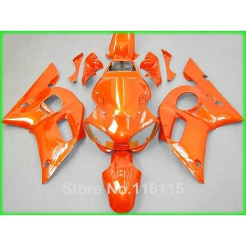 Full fairing kit for YAMAHA R6 1998 1999 2000 2001 2002 R6 all orange YZF R6 fairings set 98-01 02 #3283