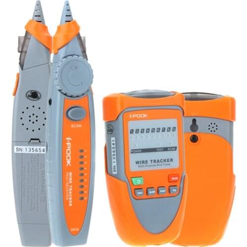 Professional Original PK65H Multi-purpose Wire Tracker Cable Tester w/ Adjustable Sensitivity PK23 Receiver with LED Display