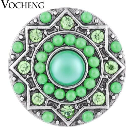 Vocheng Snap Charms Button 2 Colors Bead 18mm Lovely DIY Jewelry Vn-1086