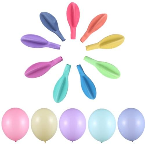 5pcs 18 inch new oval macaron pink latex balloons birthday party inflatable helium macaron balloon arch decoration