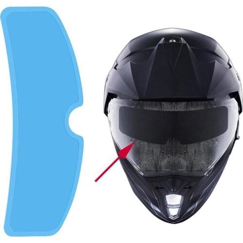 1Pcs Waterproof Insert Motorcycle Helmet Lens Sticker Anti-fog Film Motorcycle Winter Anti-fog Film Motor Accessories