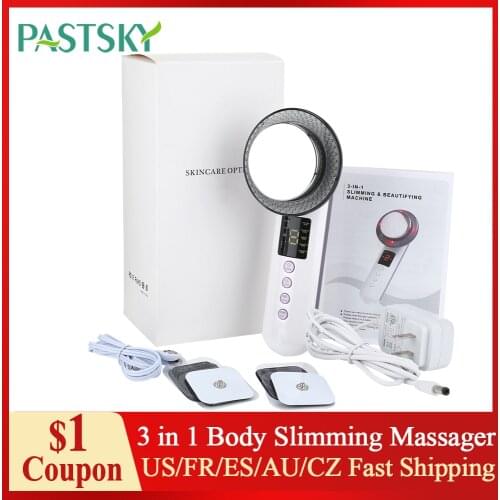 3 in 1 EMS Ultrasound Cavitation Device Body Slimming Massager Fat Burner Anti Cellulite Infrared Therapy Face Beauty Machine